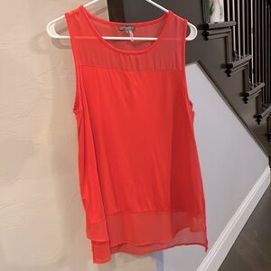 Women’s Tank-Top Blouse - Orange